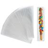 COOLAKE Clear Pretzel Bags - 200 Pcs 2x9.8 Inch Clear Self Sealing Cellophane Bags for Pretzel Rods, Ideal for Chocolate, Bakery, Cookies and Candies view 1