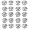 20 Pcs Metal Strainer Stainless Steel Mesh Concave Bowls for Pipe Accessories Filters view 1