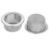 20 Pcs Metal Strainer Stainless Steel Mesh Concave Bowls for Pipe Accessories Filters view 2