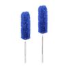 2pcs Ceiling Fan Feather Duster with Extension Pole, Cobweb & Corner Brush for Cleaning, Long Handle Aluminum Telescoping Pole, Washable, Blue, 130cm&250cm view 1