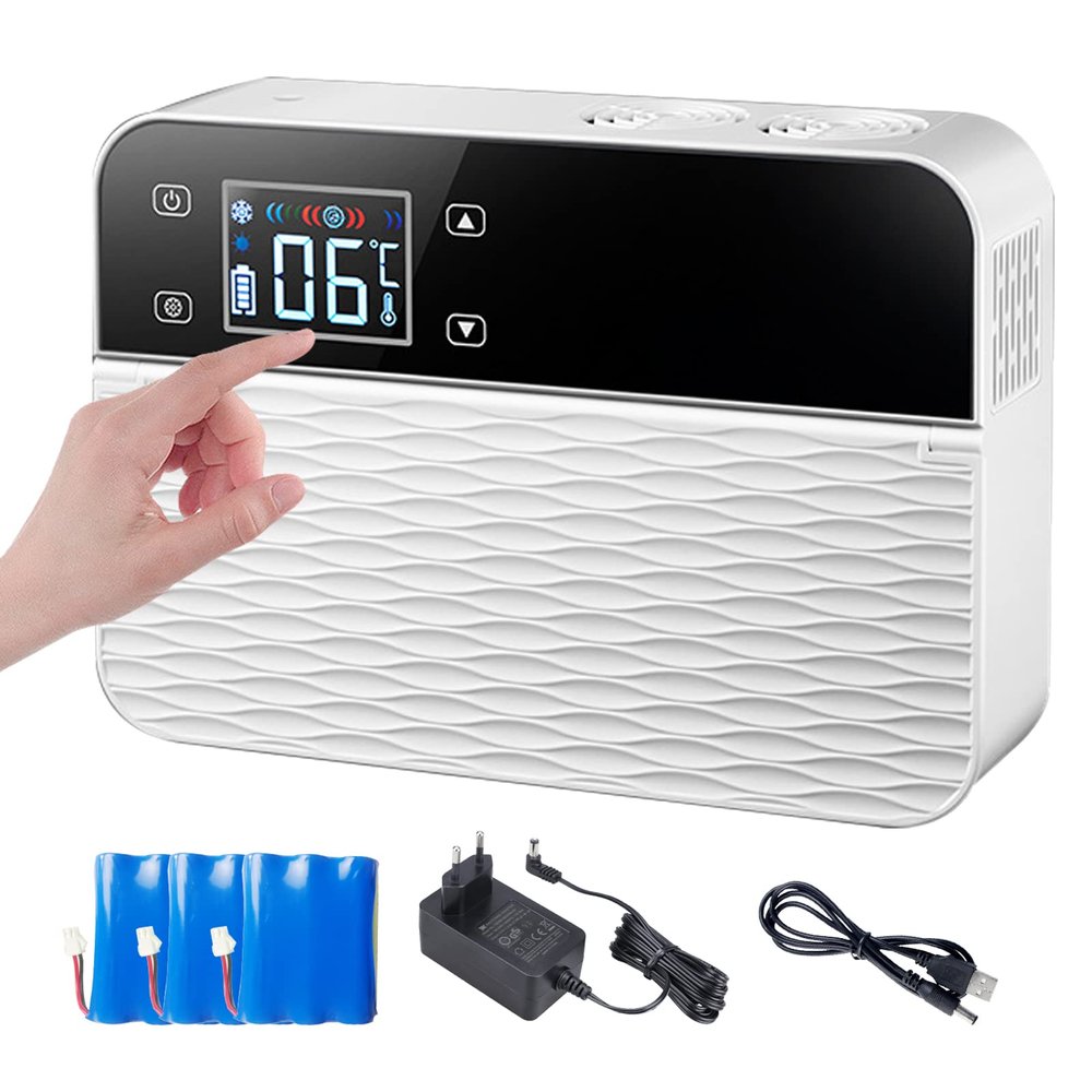 Medicine Refrigerator Insulin Cooler Travel Case 2-8  LED Display Alarm System USB Mini Medicine Cooler Box for Car, Home, Travel 3batteries