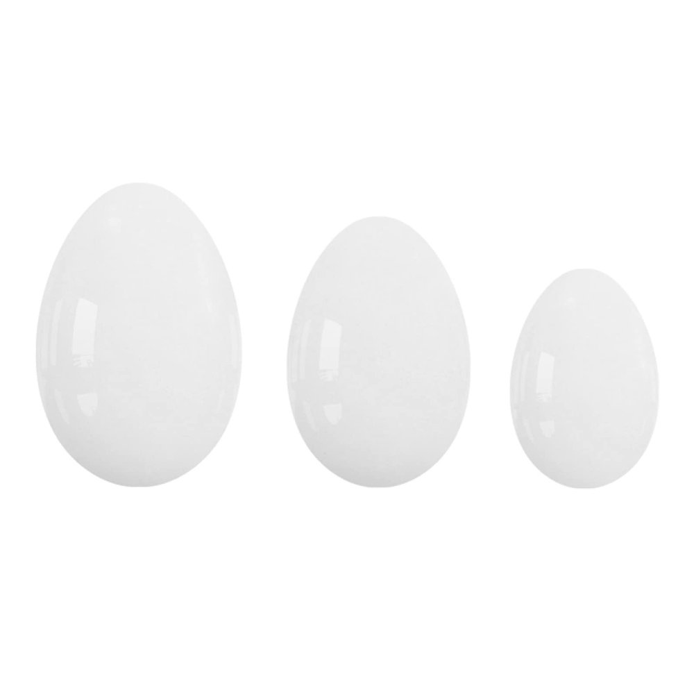 3Pcs Undrilled Yoni Egg Set Natural Jade Massage Egg Women Kegel Exerciser Jade Massager Kegel Egg,3pcs Undrilled 03
