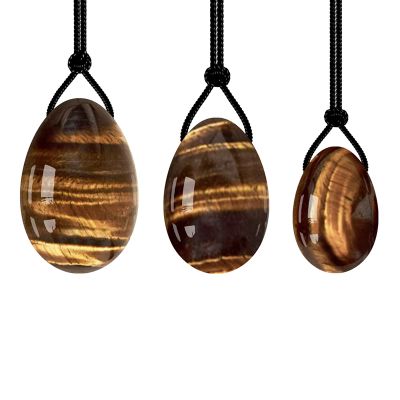 AOWNE Natural Yoni Egg Set Jade Eggs Massage Stone Crystal Ball Yoni Wand Kegel Exerciser Jade Massager,3 Jade Eggs