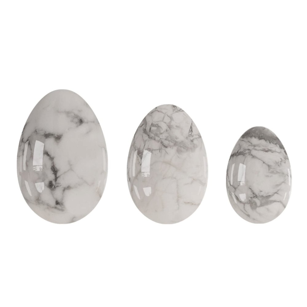 3Pcs Undrilled Yoni Egg Set Natural Jade Massage Egg Women Kegel Exerciser Jade Massager Kegel Egg,3pcs Undrilled 09