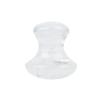 AOWNE Natural Rose Quartz Jade Massage Stone Gouache Massager Gua Sha Board Tool,White Crystal view 1