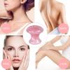 AOWNE Natural Rose Quartz Jade Massage Stone Gouache Massager Gua Sha Board Tool,White Crystal view 3