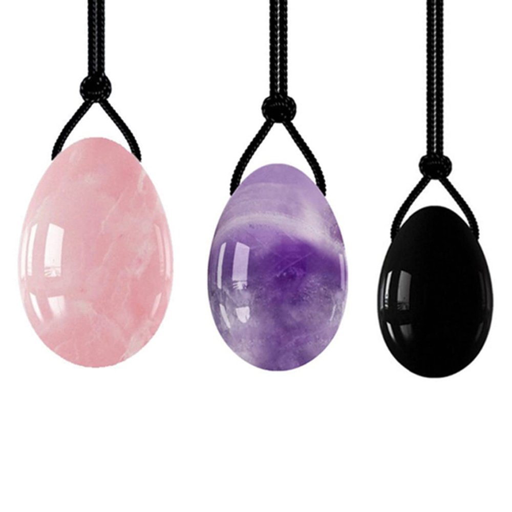 AOWNE Natural Jade Yoni Eggs Massage Wand Set Ladies Kegel Exerciser Yoni Massage for Women,3PC 05
