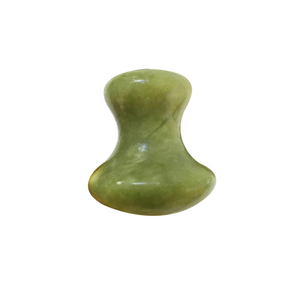 AOWNE Natural Rose Quartz Jade Massage Stone Gouache Massager Gua Sha Board Tool,Xiuyu