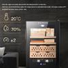 Electronic Cigar Cabinet Constant Temperature and Humidity Cigar Humidor Cedar Wood Humidor Cigar Storage Cabinet view 2