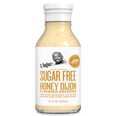 G Hughes Honey Dijon Flavored Salad Dressing, Sugar Free, Gluten Free, 12 Fluid Ounces (Pack Of 6)