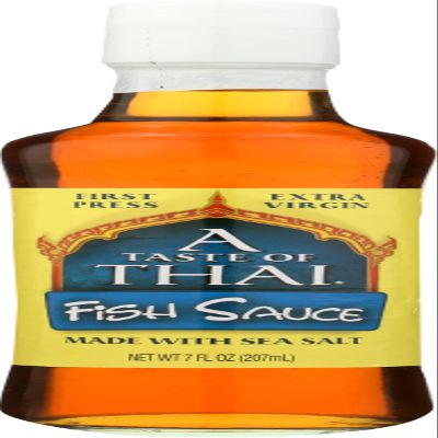 A Taste of Thai Fermented Fish Sauce | Anchovy Sauce Seasoning for Thai Cooking | Ideal for Stir-Fries, Soups, Marinades & Dipping Sauces | Non-GMO, Gluten-Free, Preservative-Free (6-Pack, 7 Oz Each)