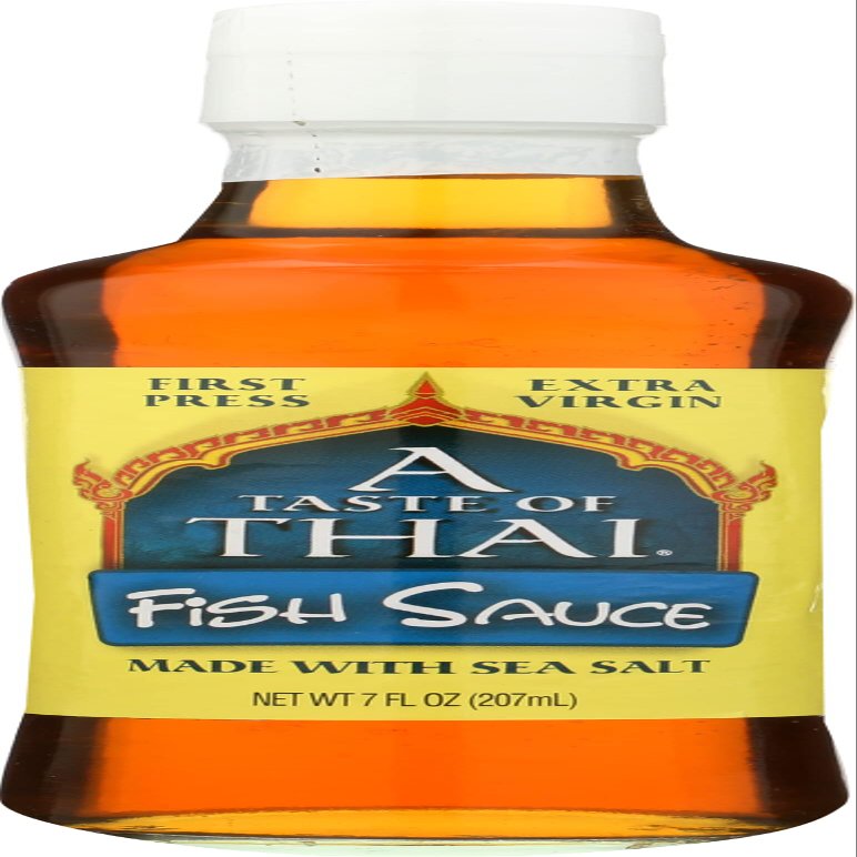 A Taste of Thai Fermented Fish Sauce | Anchovy Sauce Seasoning for Thai Cooking | Ideal for Stir-Fries, Soups, Marinades & Dipping Sauces | Non-GMO, Gluten-Free, Preservative-Free (6-Pack, 7 Oz Each)