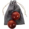 1 Set Handball Wood Massage Balls Outdoor Hand Massagers Wooden s Massage s Convenient s Palm Massage Massage Fitness s Wood s view 1