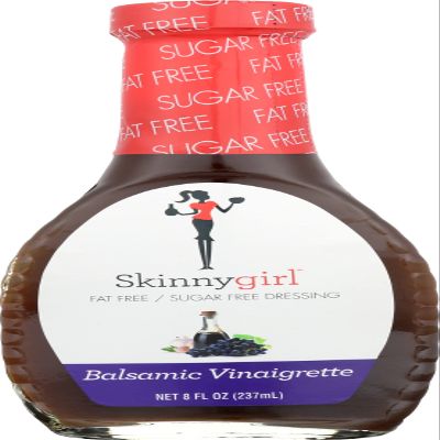 Skinny Girl Balsamic Vinaigrette Fat Free Dressing, Gluten Free, 8 Fluid Ounce (Pack of 6)