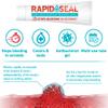 Rapid-Seal Wound Gel (5 Tubes) | Stops Bleeding in Seconds, Ideal for Cuts, Scrapes and Razor Nicks for Emergency First Aid Supplies view 2