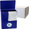 CarrySafe TSA-Approved Travel Urn Kit  Personalized Temporary Cremation Urn for Human Ashes  Airline Friendly, 200 Cu in, Blue Plastic with Travel Box view 1