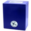 CarrySafe TSA-Approved Travel Urn Kit  Personalized Temporary Cremation Urn for Human Ashes  Airline Friendly, 200 Cu in, Blue Plastic with Travel Box view 3