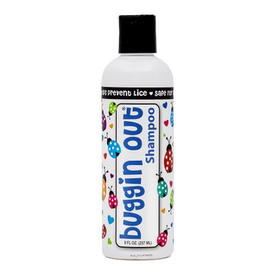 Buggin Out Lice Prevention Shampoo| for Kids & Adults Daily Use | Peppermint Essential Oil | Sulfate Free | Fresh Minty Scent | 8oz