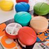 GLEAVI Portable Round Medicine Box with 4 Removable Compartments Compact 2.55 Inch Seal Storage Organizer for Travel Camping Fishing Home Use view 3