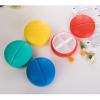 GLEAVI Portable Round Medicine Box with 4 Removable Compartments Compact 2.55 Inch Seal Storage Organizer for Travel Camping Fishing Home Use view 4