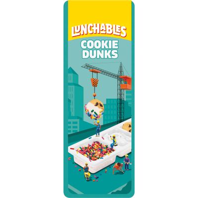 Lunchables Cookie Dunks with Mini Chocolate Chip Cookies, Marshmallow Creme & Sprinkles 1.95 oz 12CT Trays
