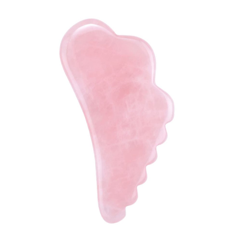 FOMIYES Crystal Scraping Board Natural Facial Gua Tool for Massage Promotes Circulation Reduces Puffiness Smooth Texture for Safe Use