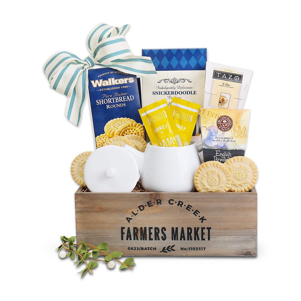 Alder Creek Gift Baskets Springtime Tea Tray