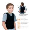 TOPARCHERY Black Deep Pressure Vest, Sensory Compression for Autism, Hyperactivity, Mood Processing Disorders (Small 14 x 24) view 3