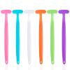 6 Pack Tongue Scraper, Plastic Tongue Cleaner Brush for Adults Tongue Scrubber for Better Breath Dental Oral Care Supplies (6 Pcs Tongue Scraper) view 1