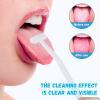 6 Pack Tongue Scraper, Plastic Tongue Cleaner Brush for Adults Tongue Scrubber for Better Breath Dental Oral Care Supplies (6 Pcs Tongue Scraper) view 3