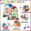Kajaia 24 Pcs Building Block Candy Treat Bags 7.1 x 5.1 Inch Block Party Favor Polyester Drawstring Reusable Gift Goodie Bags Bulk for Kids Birthday Baby Shower Party Decor Supplies view 3