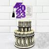 2023 Graduation Gift Money Holder - Graduation Money Cake, Holders with 25 Holes, DIY Double-Layer Cash Holder, Unique Gift Ideas for Graduation, Money Holder for Party (Purple) view 1