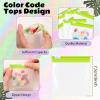 24 Pieces Pill Pouch Bags Zippered Set Reusable Translucent Medicine Organizer Sealing Travel Plastic Bags with Slide Lock for Storage(Green) view 2