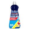 Finish | Finish Dishwasher Rinse & Shine Aid | Lemon| 400ml | For Drier Glasses and Spot Prevention view 1