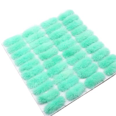 homeemoh Handmade Furry Bow 40pcs (L 6-7cm, W 2-3cm), Fluffy Pompoms Bowknot Faux Mink Mini Bows for DIY Crafts, Hair Accessories