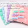 homeemoh Handmade Furry Bow 40pcs (L 6-7cm, W 2-3cm), Fluffy Pompoms Bowknot Faux Mink Mini Bows for DIY Crafts, Hair Accessories view 2