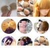 homeemoh Handmade Furry Bow 40pcs (L 6-7cm, W 2-3cm), Fluffy Pompoms Bowknot Faux Mink Mini Bows for DIY Crafts, Hair Accessories view 4