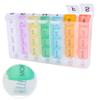 Travel Pill Organizer Weekly, Portable Pill Case, 28 Compartments Daily Pill Organizer 4 Times One Day Small Pill Box for Pocket Purse Portable Pill Box Container for Medicine 7 Days view 3