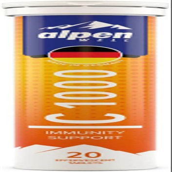  - AlpenWell Vitamin C - 1000mg + Zinc - Immune Support - 20 Effervescent Vitamin Drink Tablets, No Sugar + Low Calorie Supplement, Orange Flavor [Sugar Free]