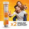  - AlpenWell Vitamin C - 1000mg + Zinc - Immune Support - 20 Effervescent Vitamin Drink Tablets, No Sugar + Low Calorie Supplement, Orange Flavor [Sugar Free] view 4