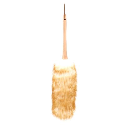 Agatige Hand Duster, Soft Lambs Wool No Electrostatic Duster Dust Cleaner Household Cleaning Tool