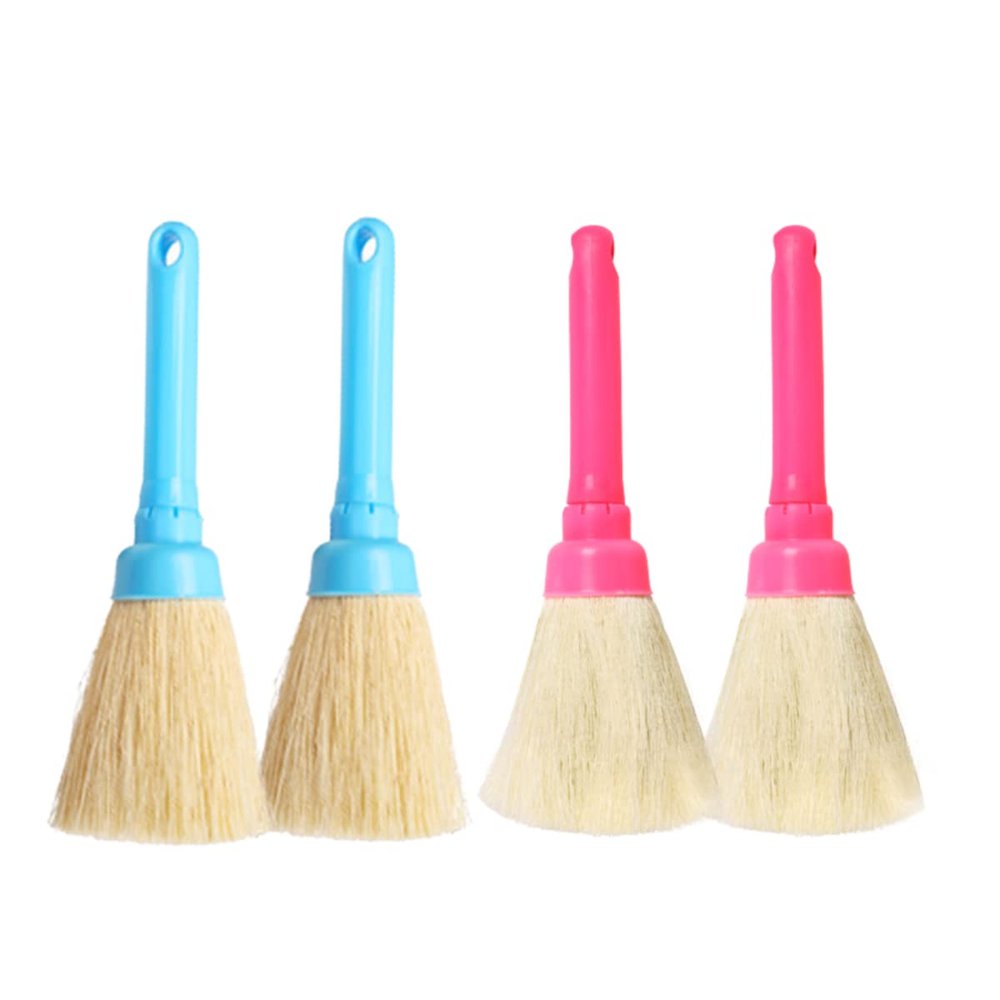 BeyondNice Natural Coir Dish Brush with Handle, Scrub Brush for Cleaning Kitchen and Washing Dishes, for Sink, Pots, Pans, Cleaning Brushes Tools (Multicolor,4)