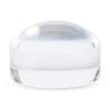 8X Dome Magnifier, Acrylic Optical Magnifier Desk Reading Loupe, Portable Reading Magnifying Glass Reading Aid Half Ball Lens Magnifier Map Magnifying Mirror for Reading Newspaper view 3