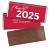 12ct Red Graduation Candy Party Favors Class of 2025 Wrapped Chocolate Bars by Just Candy view 1