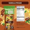 Bearded Brothers Organic Vegan Protein Energy Bars - Gluten Free, Paleo, Fiber, Whole 30 | Non GMO, Soy Free, Low Snacks | 12 Pack Vanilla Pecan view 2