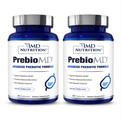 1MD Nutrition PreBioMD - Prebiotic with PreforPro | Support Healthy Digestion and Beneficial Bacteria