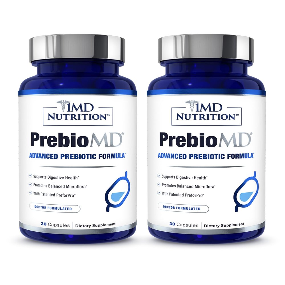 1MD Nutrition PreBioMD - Prebiotic with PreforPro | Support Healthy Digestion and Beneficial Bacteria