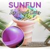 Sunfun White Pearl to Purple Reusable Ice Cream Cone Flexible Dishwasher Safe BPA Free view 2