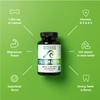 Zhou Calcium Greens - Calcium Supplements for Women & Men, Bone Strength Support Supplement with Vitamin D3, Bone Support with Algae & Vitamin K2 & D, Plant Based - 120 Tablets view 4