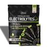 Enhanced Electrolyte Powder Stick Packs (Strawberry Kiwi | 20 Packets) w/ 0 Sugar +BCAAs +B-Vitamins Electrolyte Supplement w Potassium Zinc & Magnesium for Hydration - Keto Electrolytes view 1